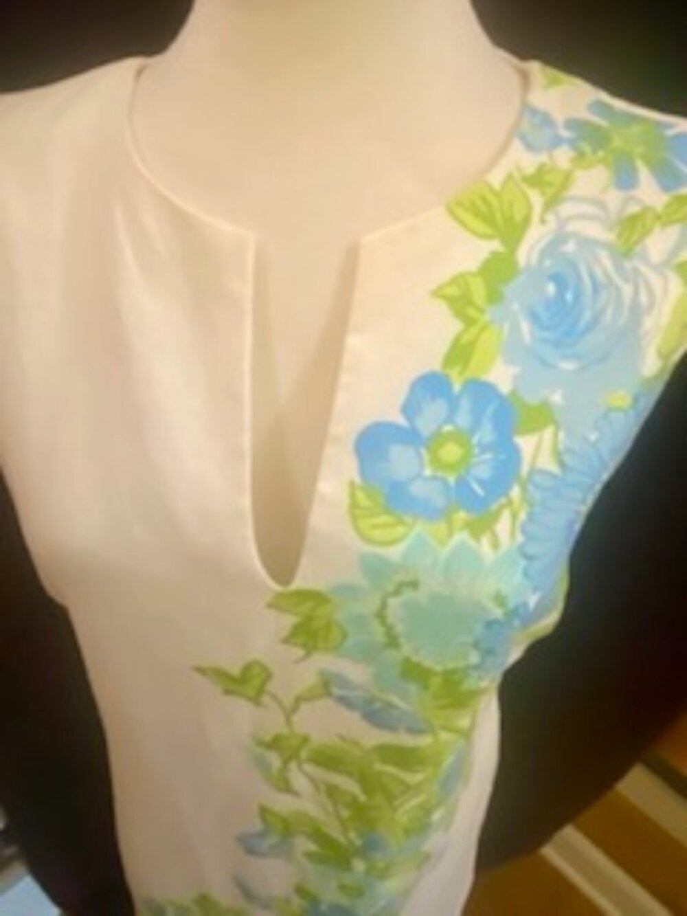 J. McLaughlin floral linen dress
